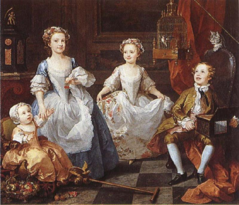 William Hogarth Famijen Graham children